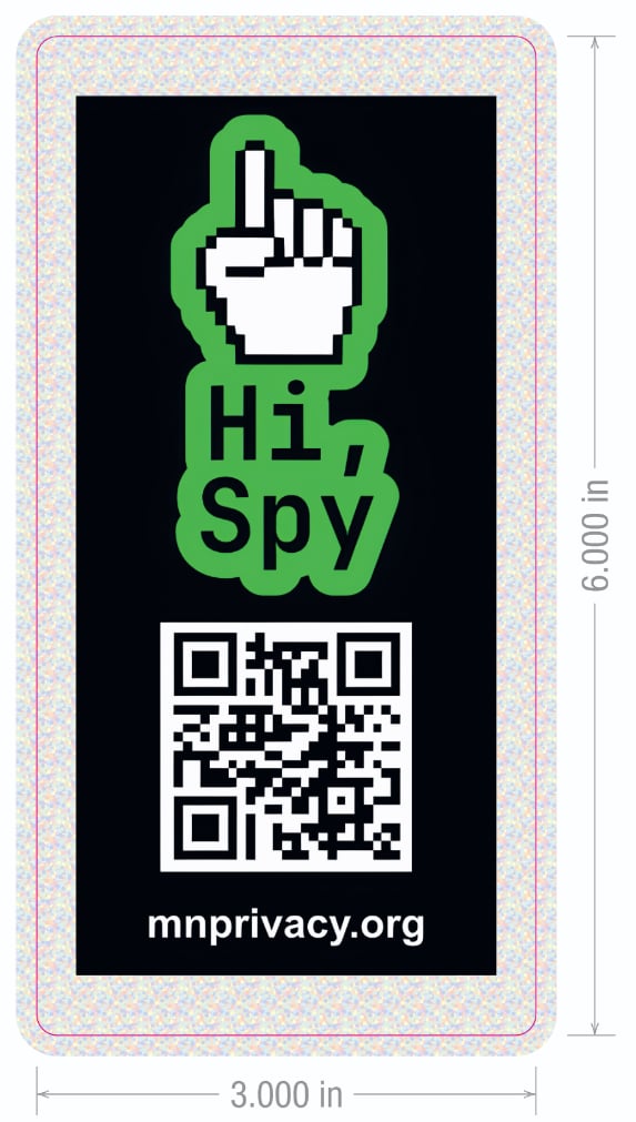 Hi, Spy sticker
